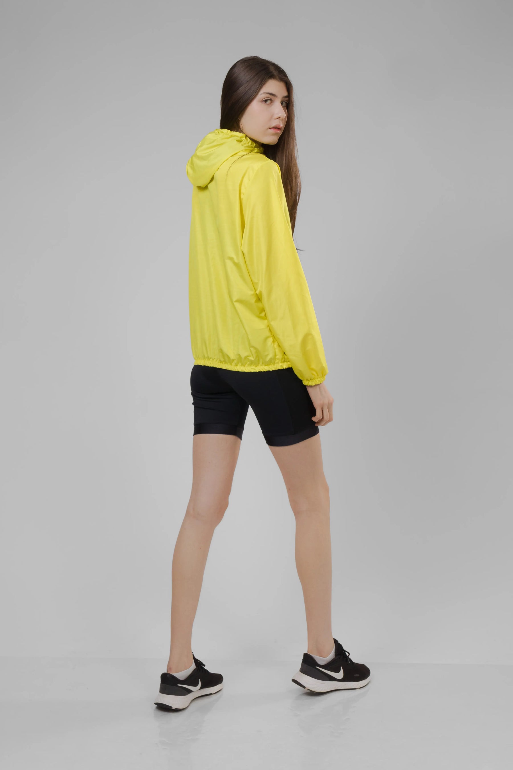 Jaqueta Corta Vento Feminino - Amarelo Neon