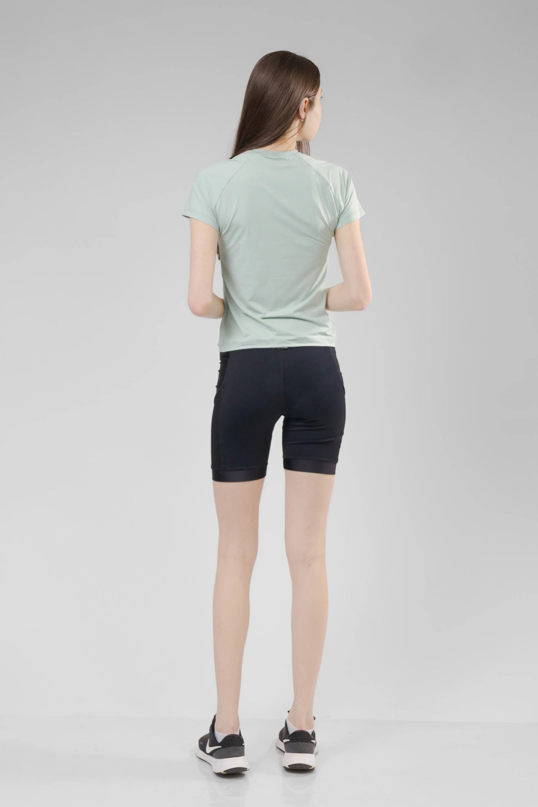 Camiseta Feminina UV+ Azul Claro - Manga Curta