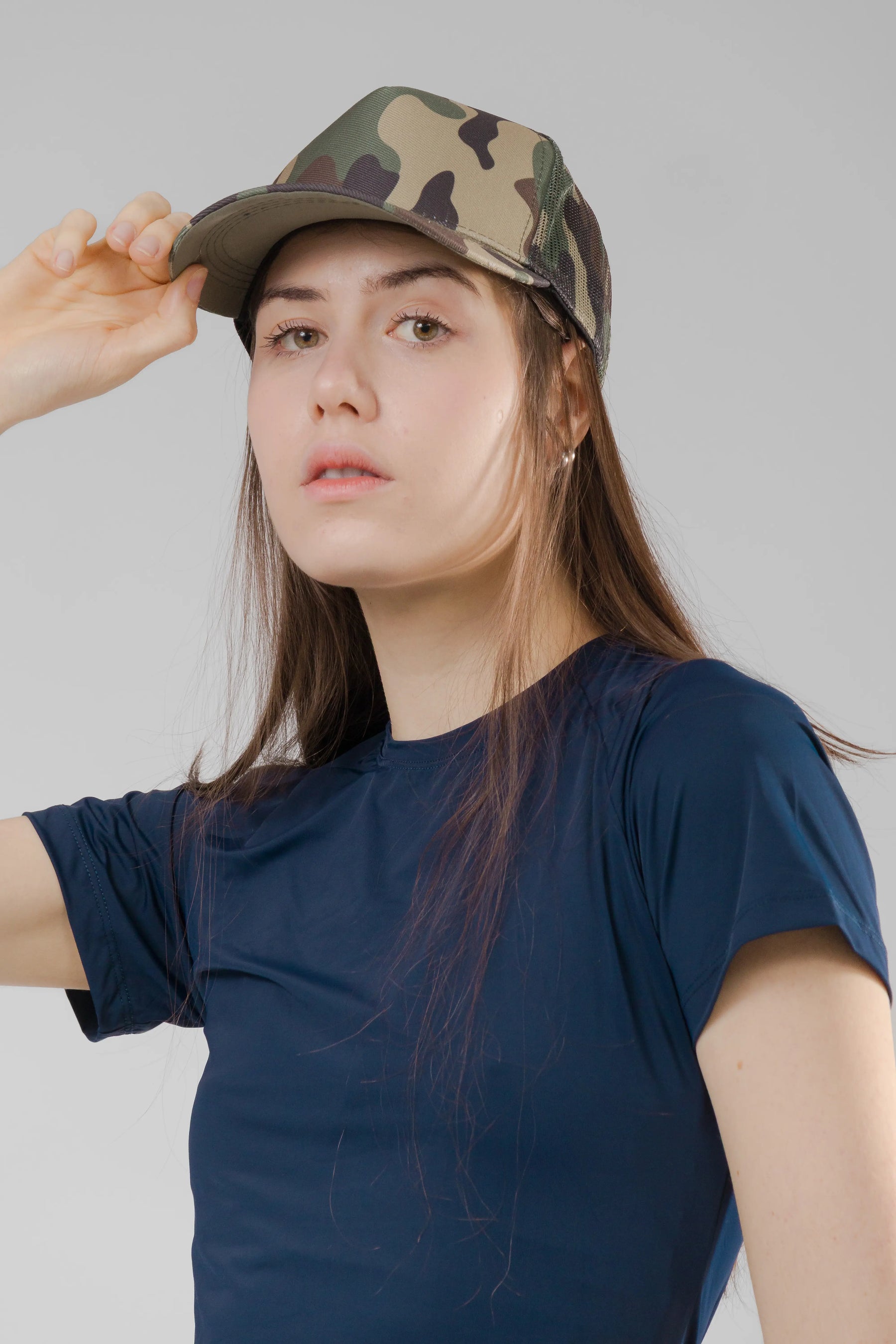 Boné Feminino - Camuflado Verde