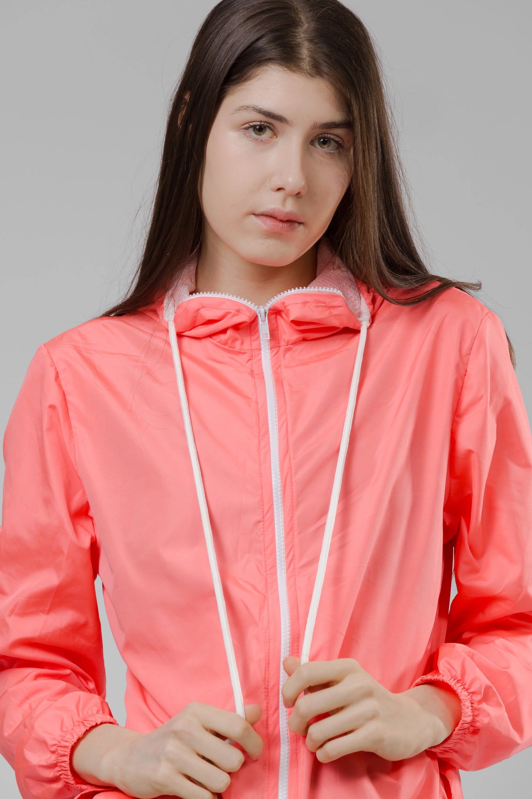 Jaqueta Corta Vento Feminina - Rosa Chiclete