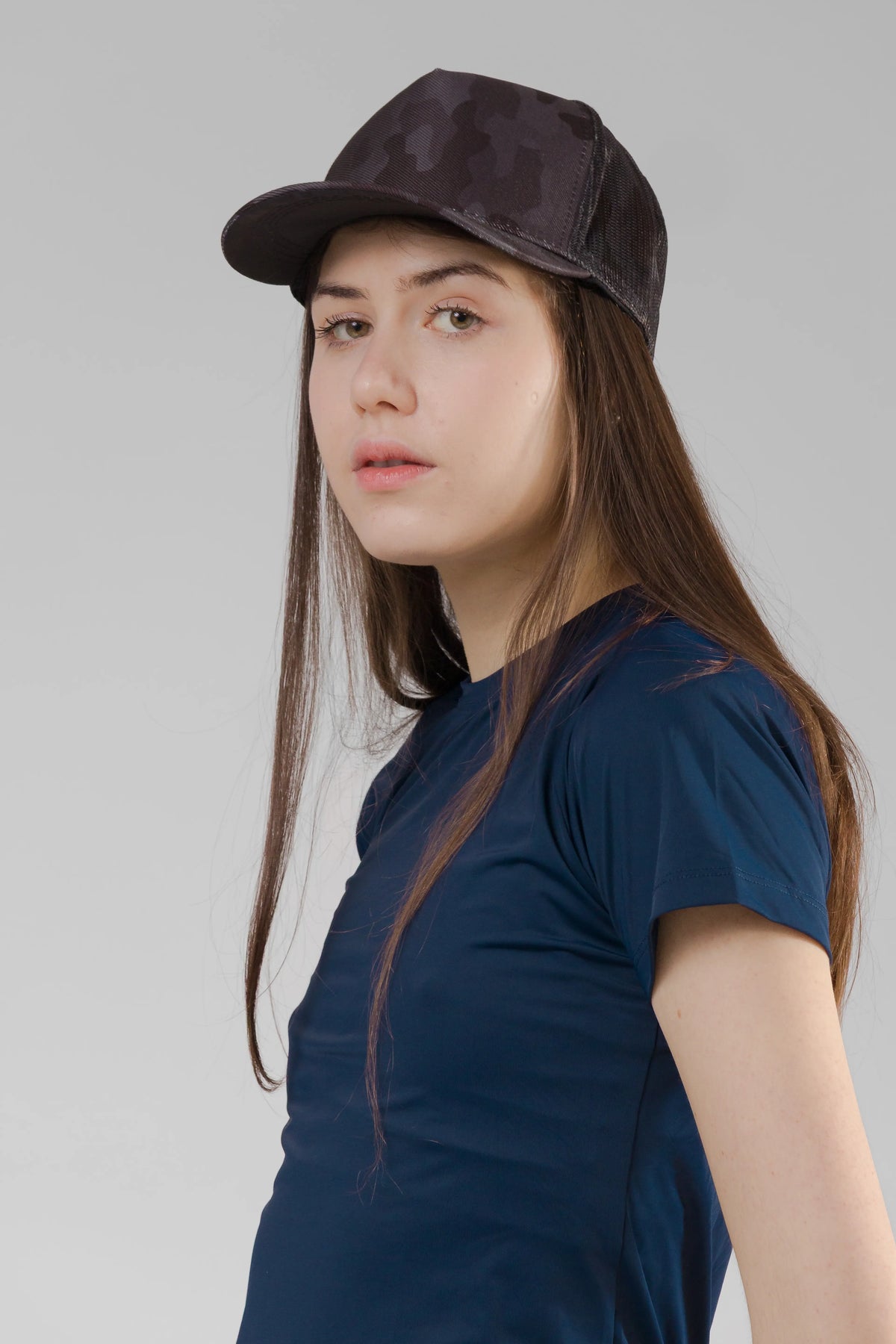 Boné Feminino - Camuflado Escuro