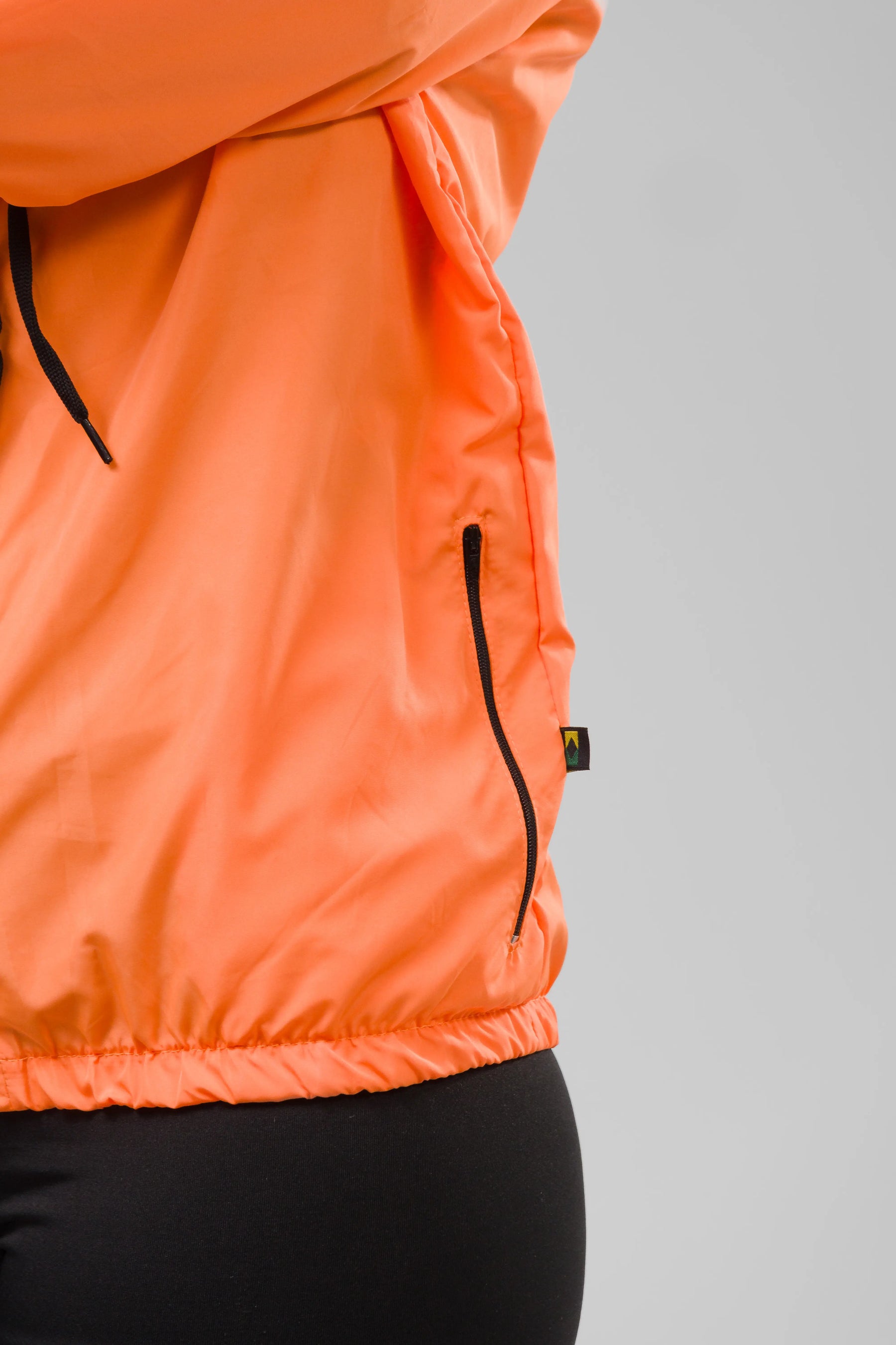Jaqueta Corta Vento Feminina - Laranja Neon