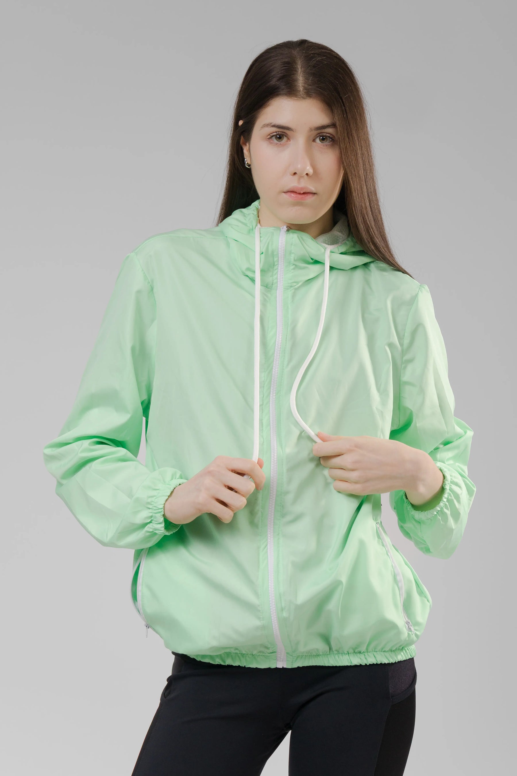 Jaqueta Corta Vento Feminina - Verde Cidra