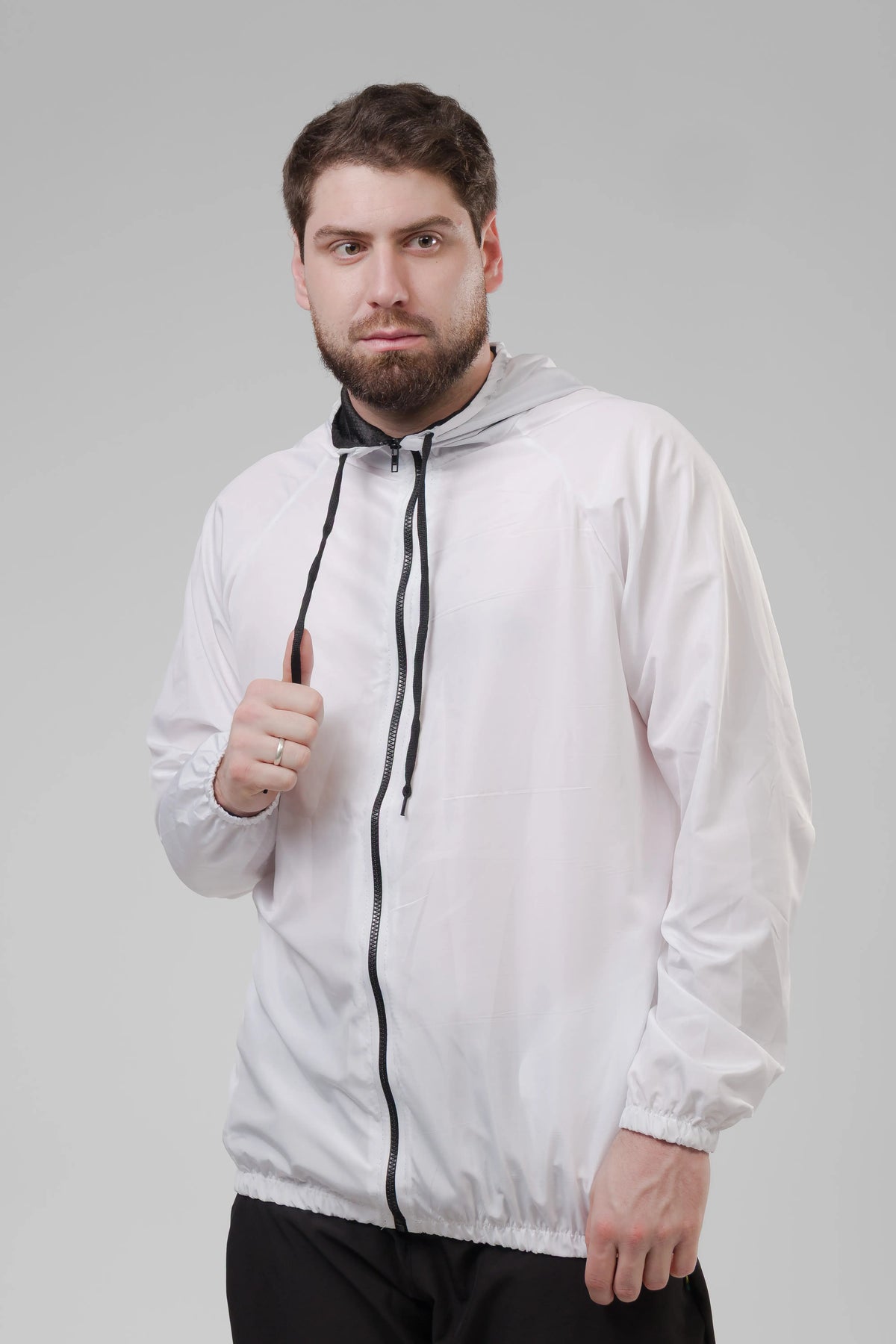 Jaqueta Corta Vento Masculina - Branca