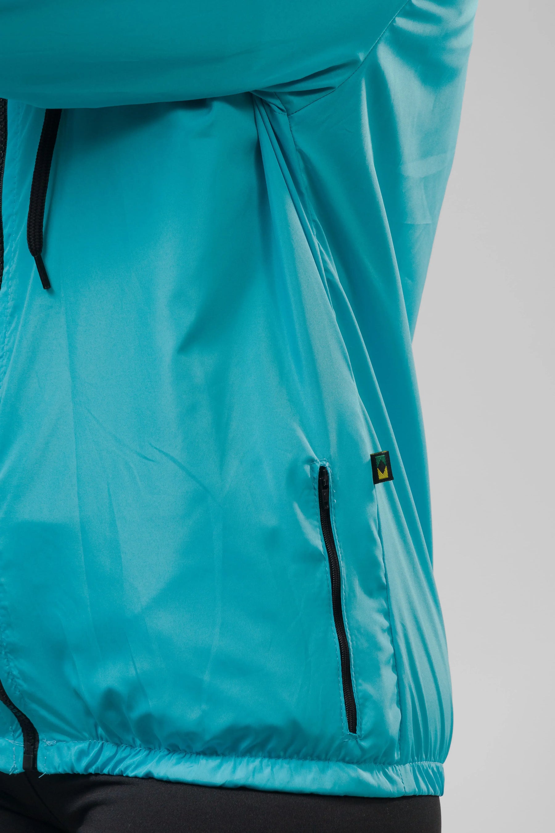 Jaqueta Corta Vento Feminino - Azul Turquesa