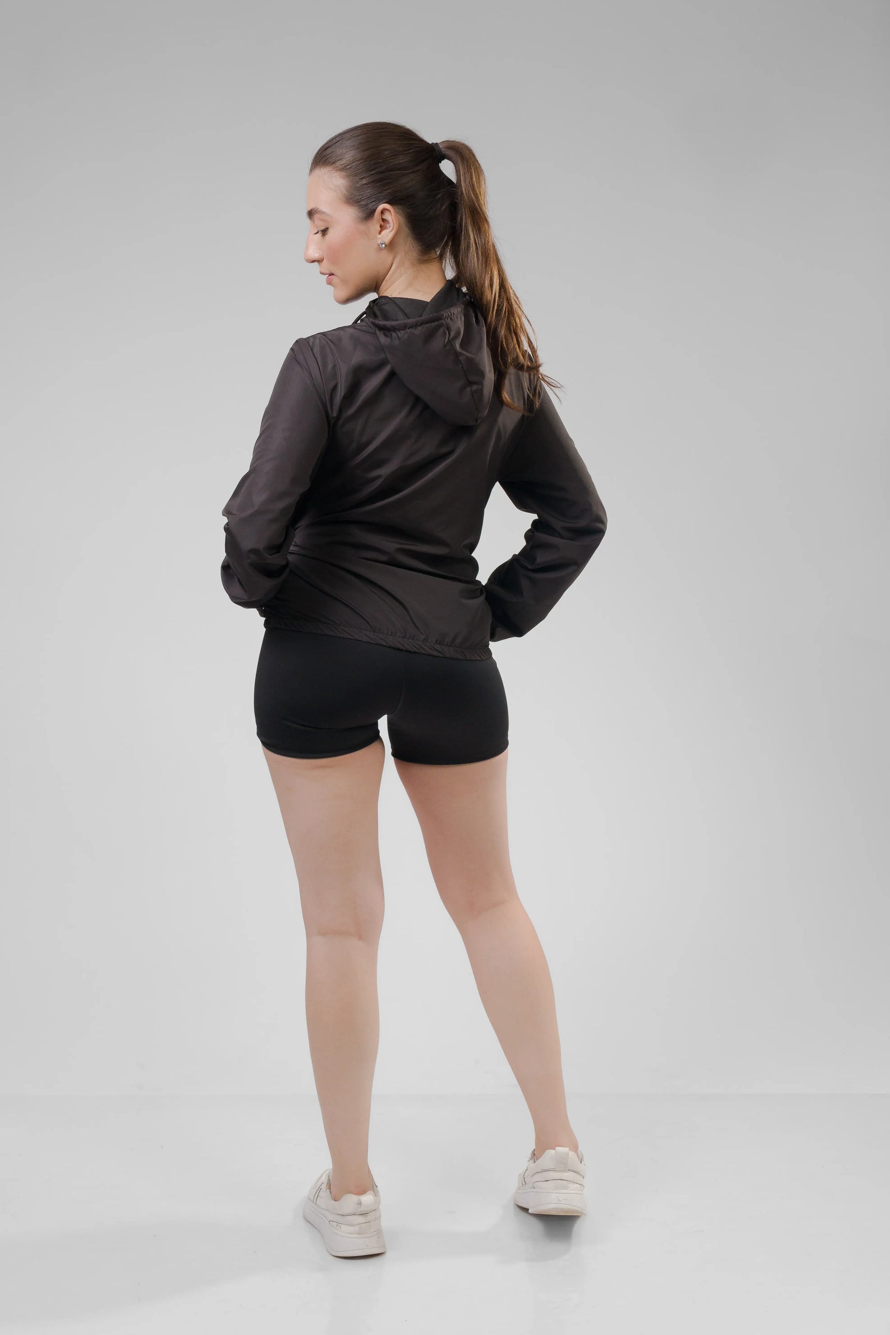 Jaqueta Corta Vento Feminina - Preto