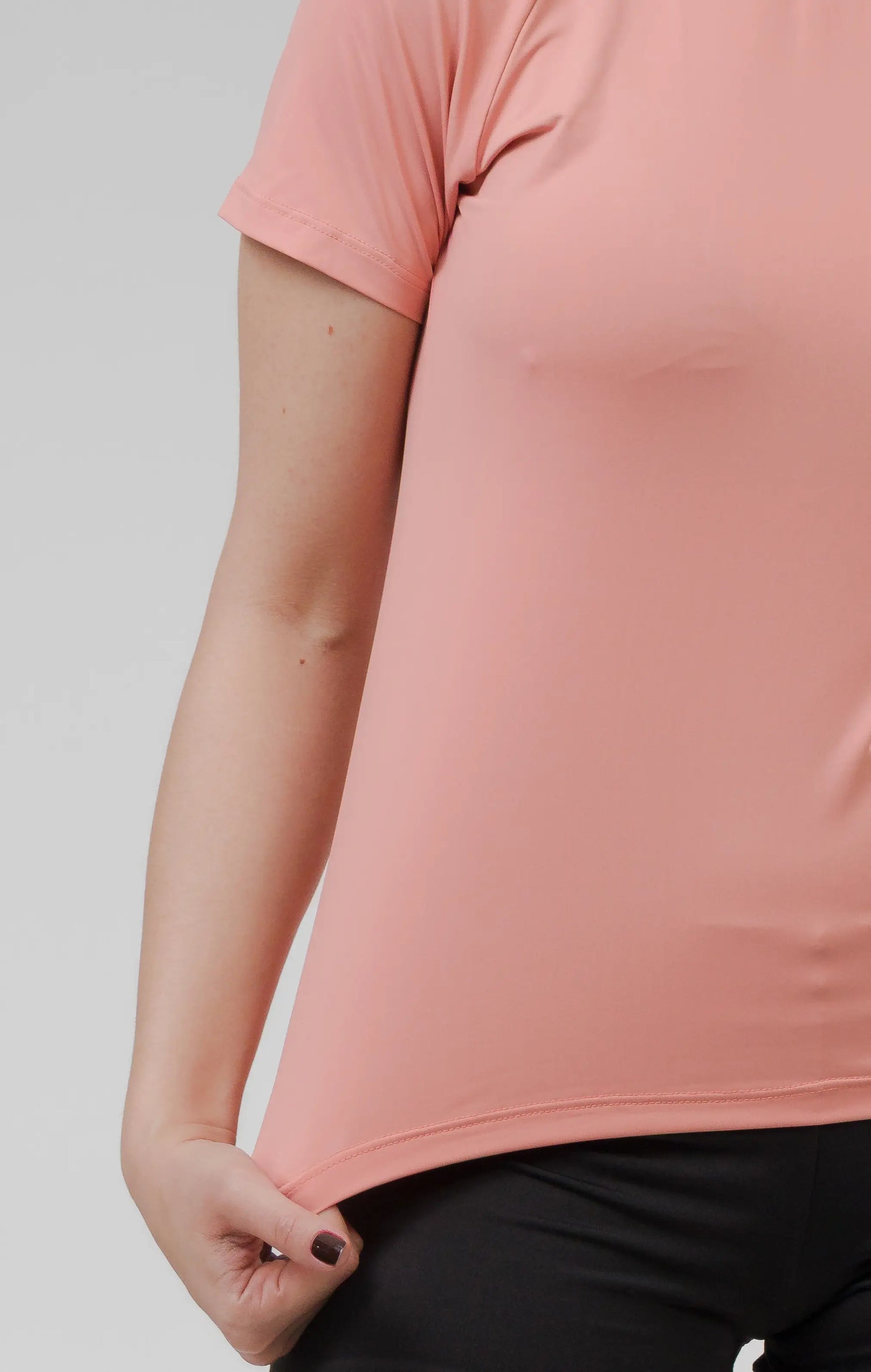 Camiseta Feminina UV+ Pêssego - Manga Curta