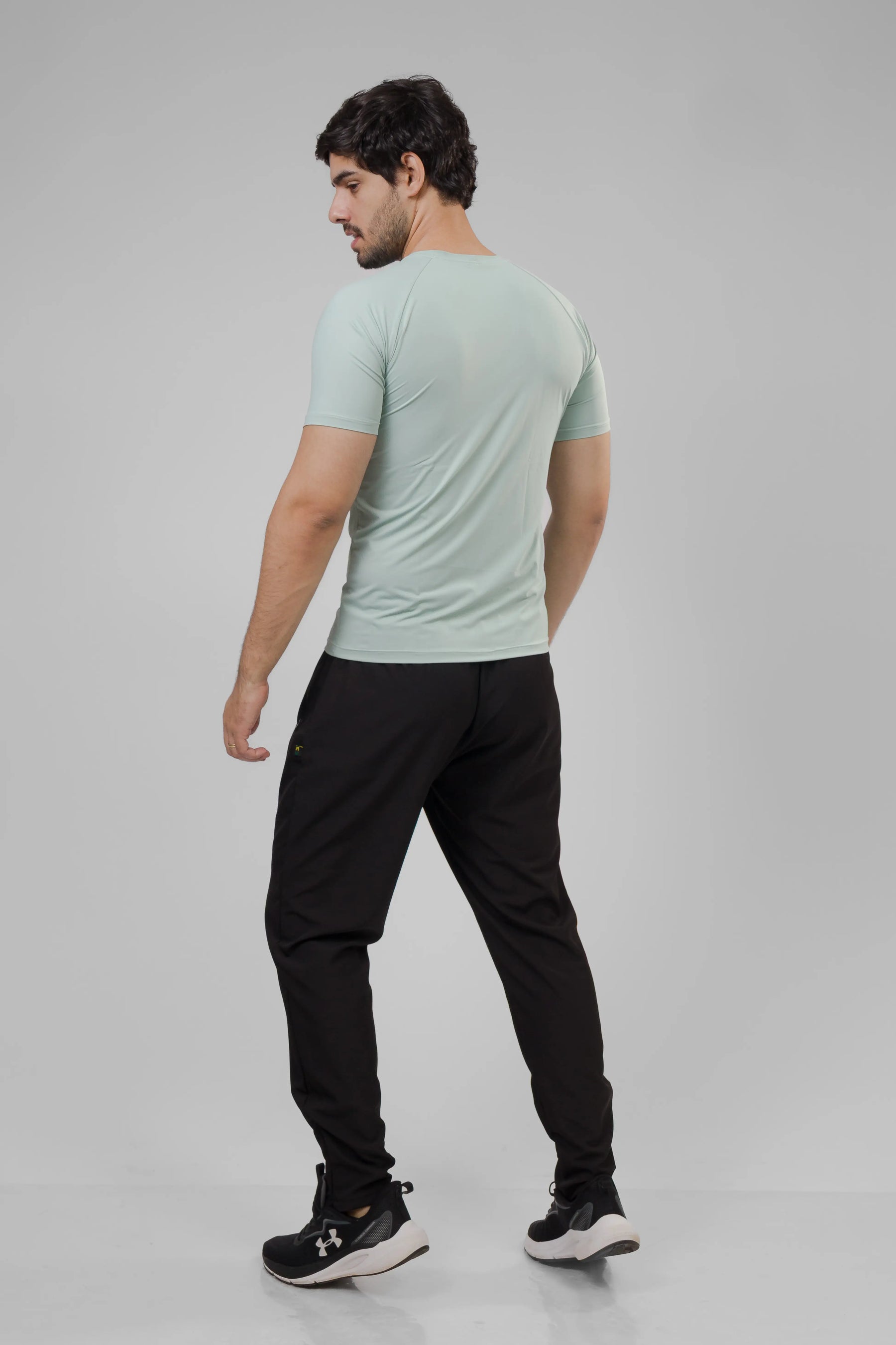 Camiseta Masculina  UV+ Azul Claro - Manga Curta