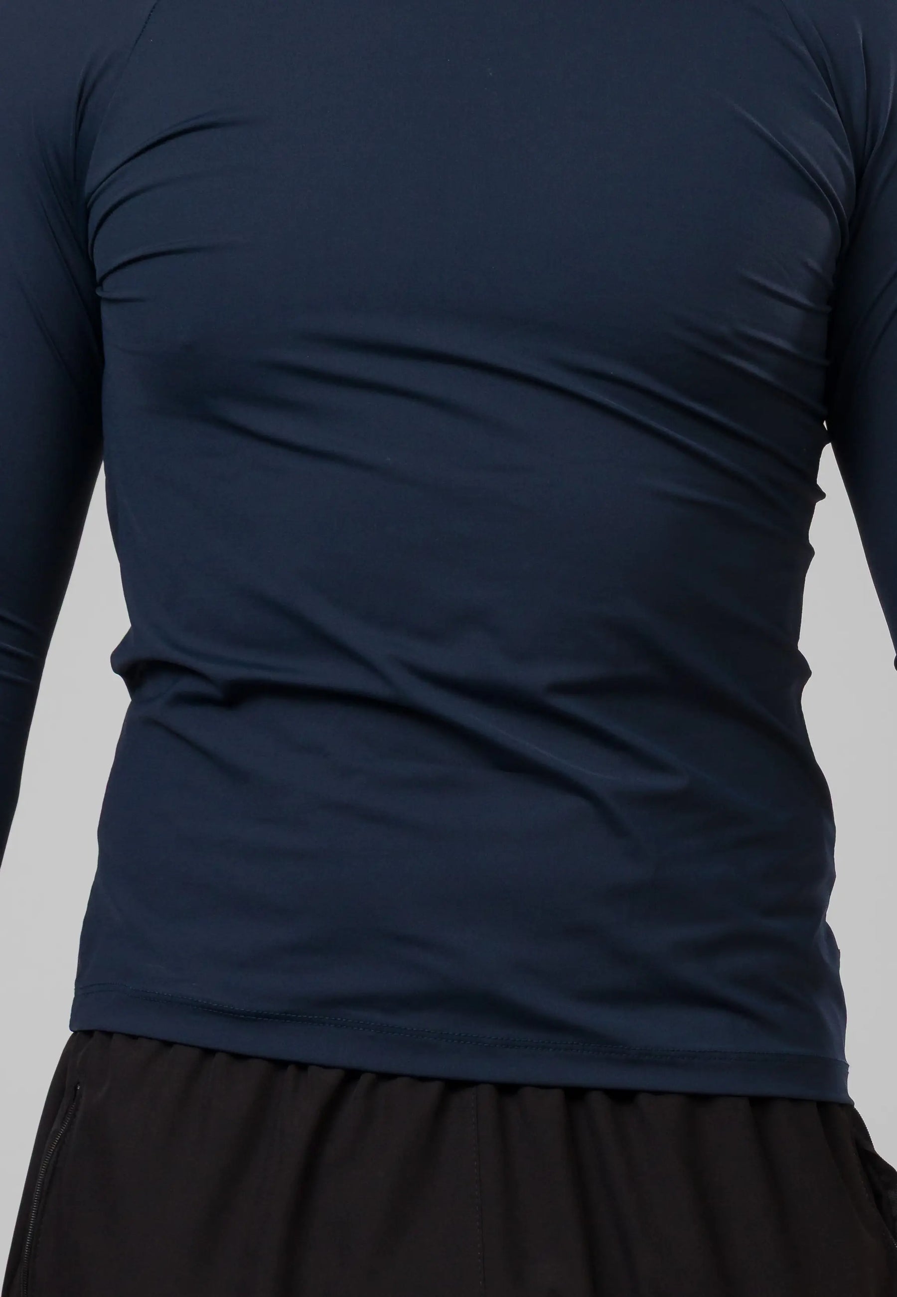 Camiseta Masculina UV+ Azul Marinho - Manga Longa