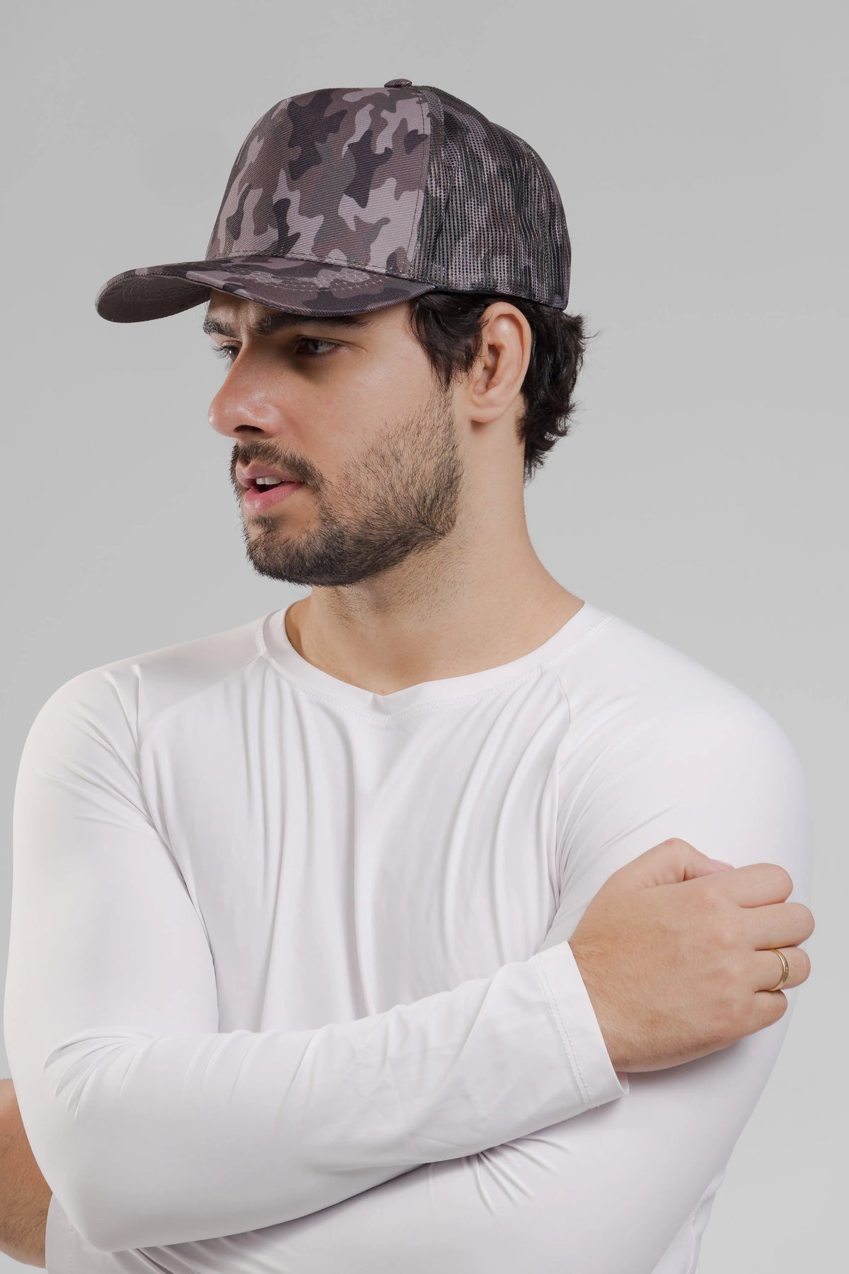 Boné Masculino - Camuflado Claro