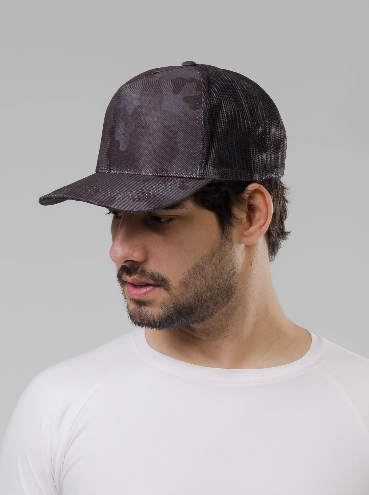 Boné Masculino - Camuflado Escuro