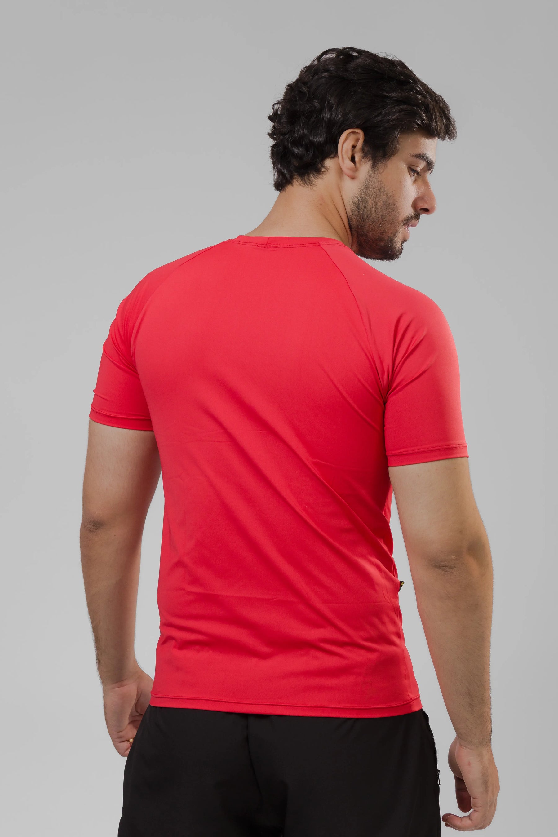 Camiseta Masculina  UV+ Vermelha - Manga Curta