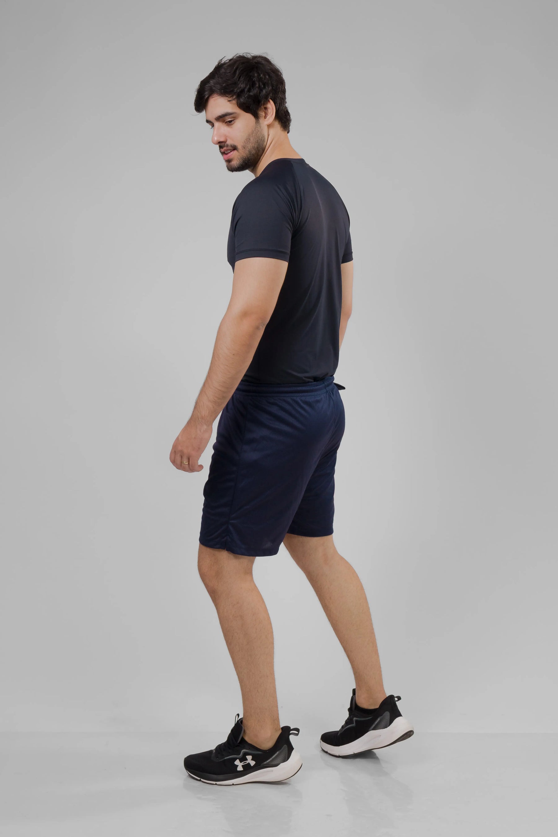 Bermuda Masculina 2 em 1 - Azul Marinho
