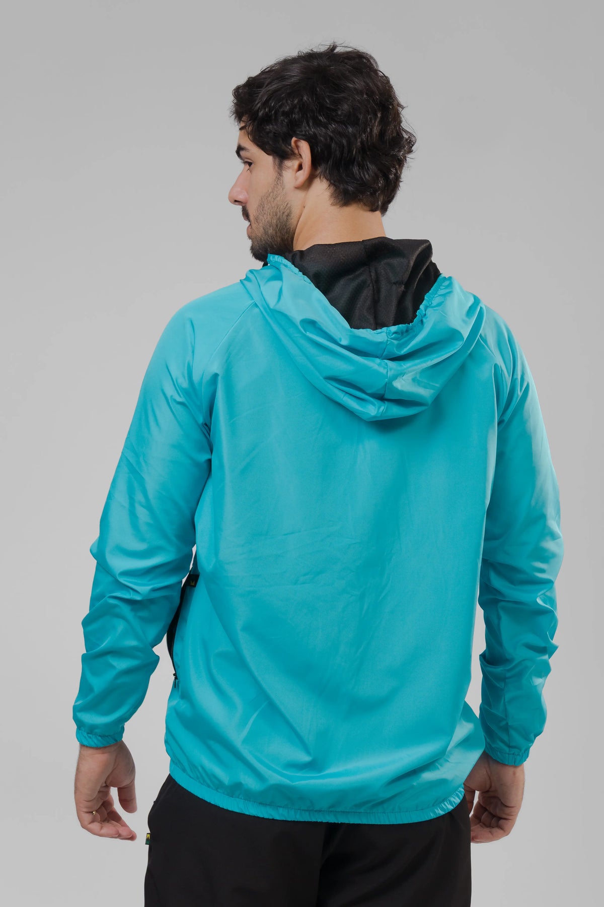Jaqueta Corta Vento Masculina - Azul Turquesa