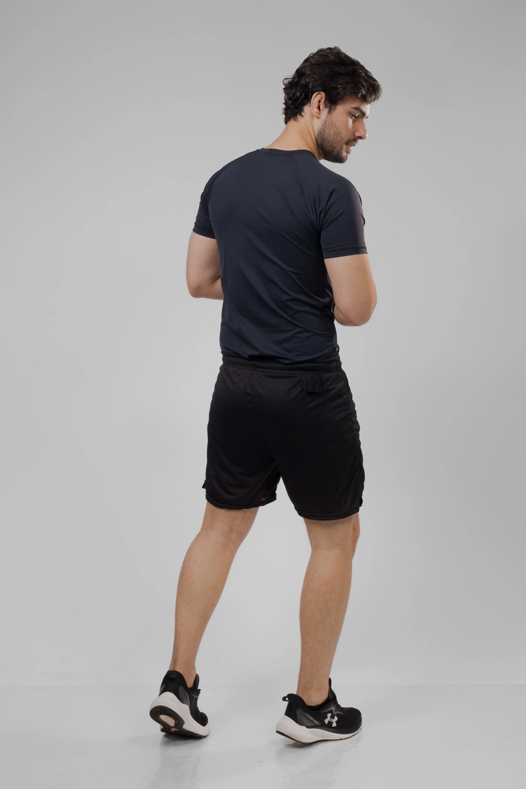 Bermuda Masculina 2 em 1 - Preto