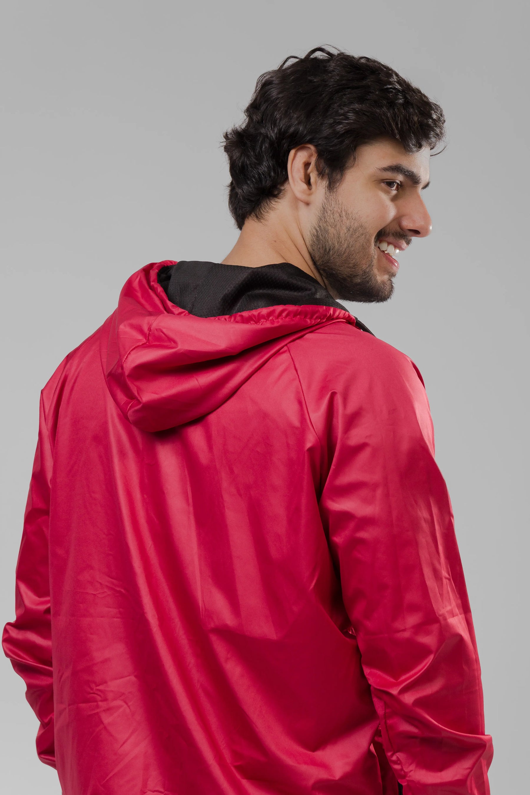 Jaqueta Corta Vento Masculina - Vermelho