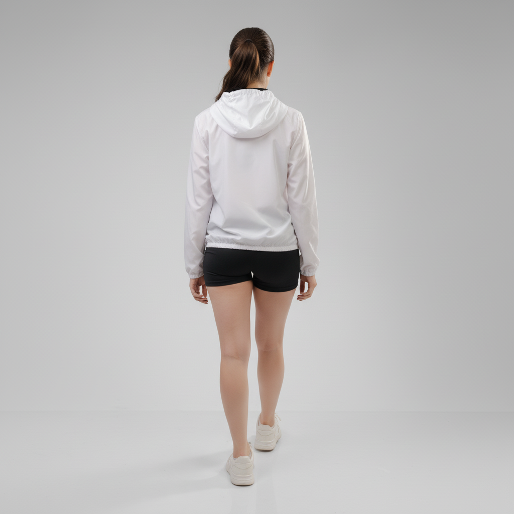 Jaqueta Corta Vento Feminina - Branco