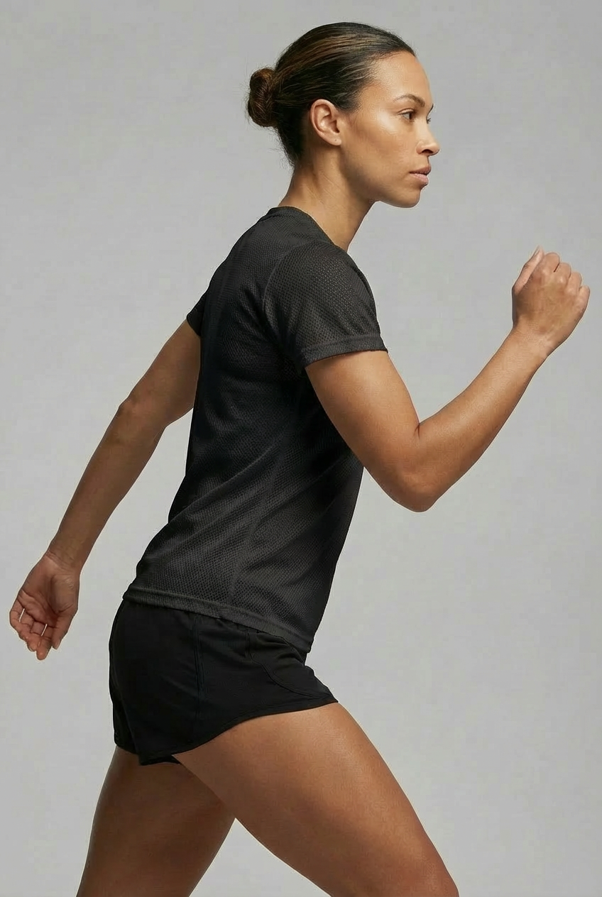 Camiseta Feminina Dry Fit Uv Preta