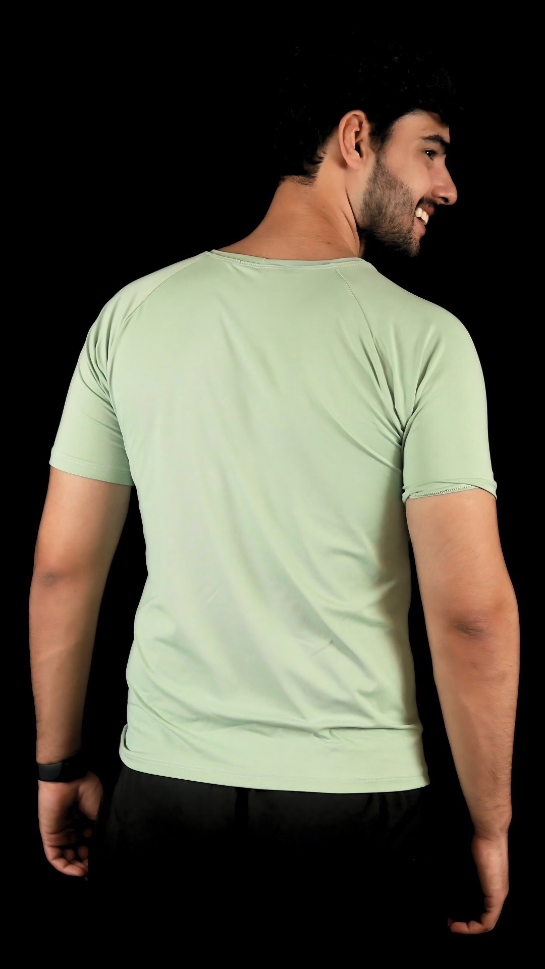 Camiseta Masculina  UV+ Azul Claro - Manga Curta