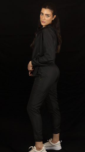 Conjunto Corta Vento Feminino - Preto