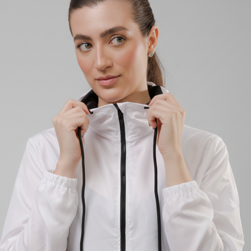 Jaqueta Corta Vento Feminina  - Branco
