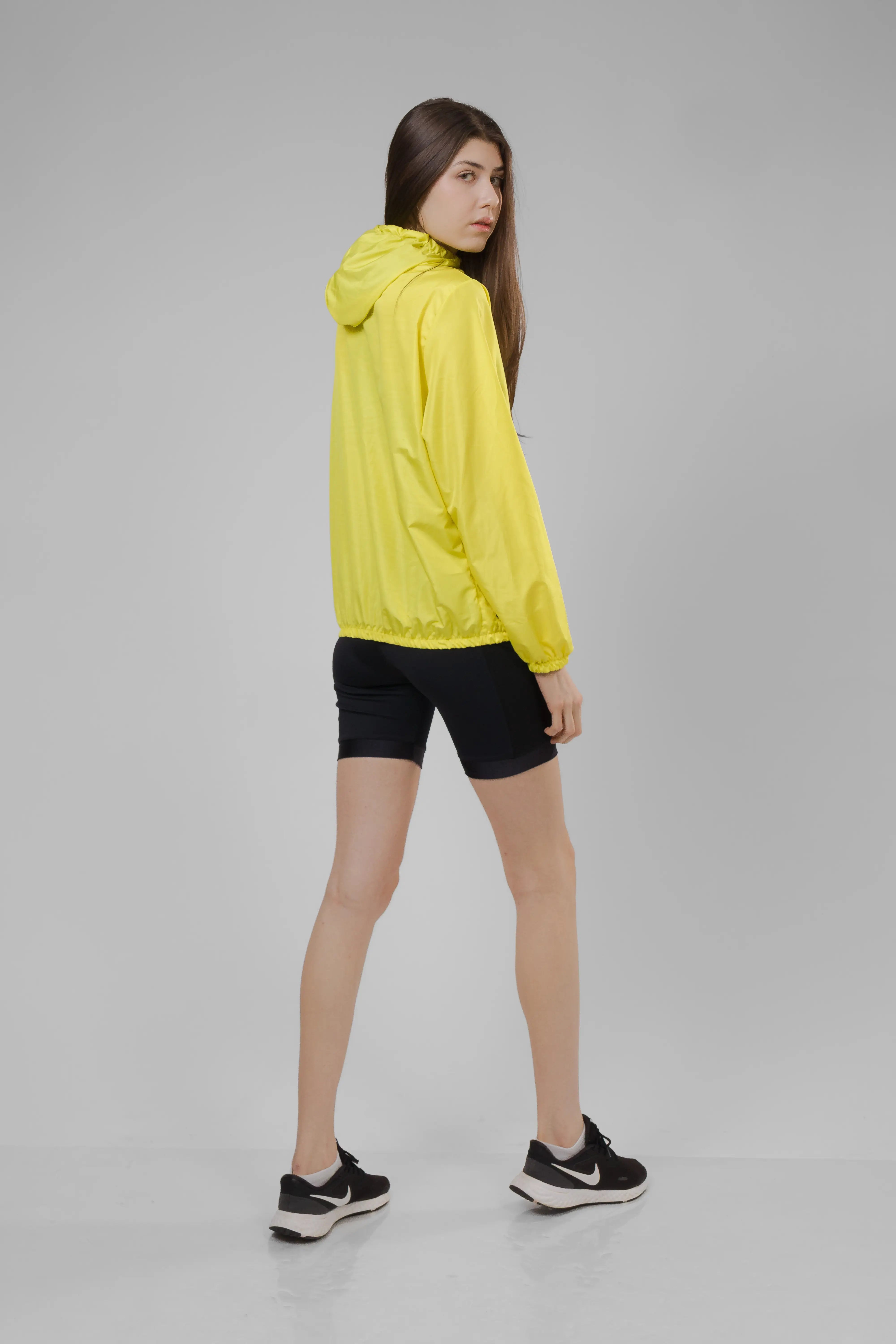 Jaqueta Corta Vento Feminino - Amarelo Neon
