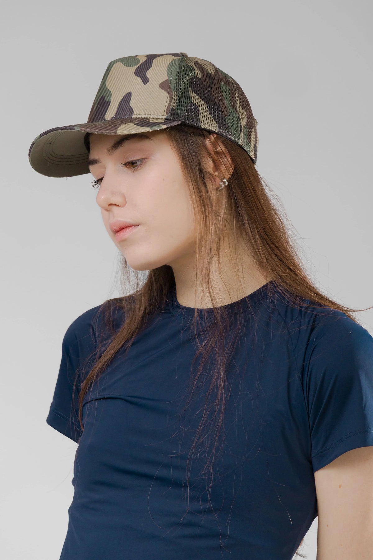 Boné Feminino - Camuflado Verde