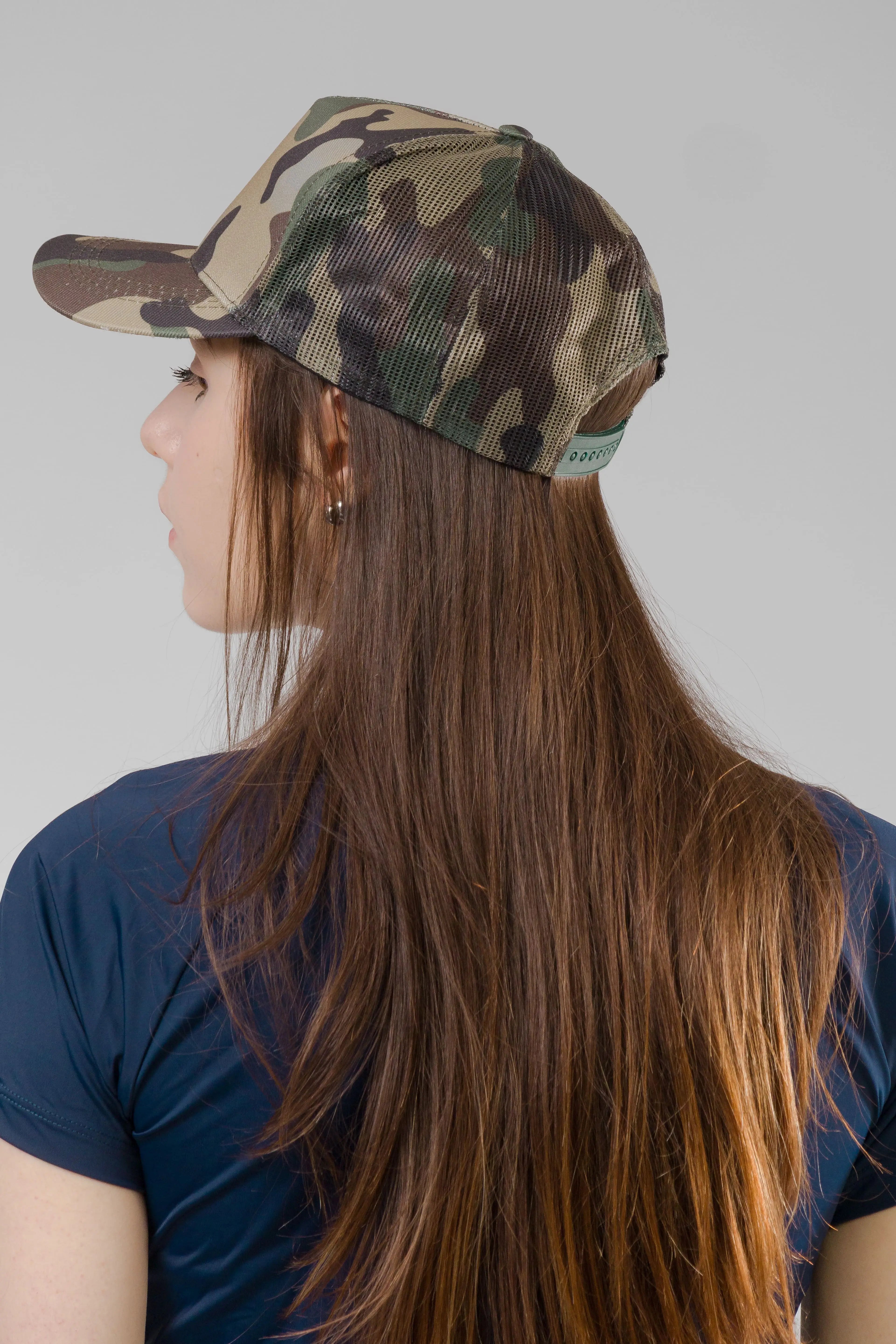 Boné Feminino - Camuflado Verde