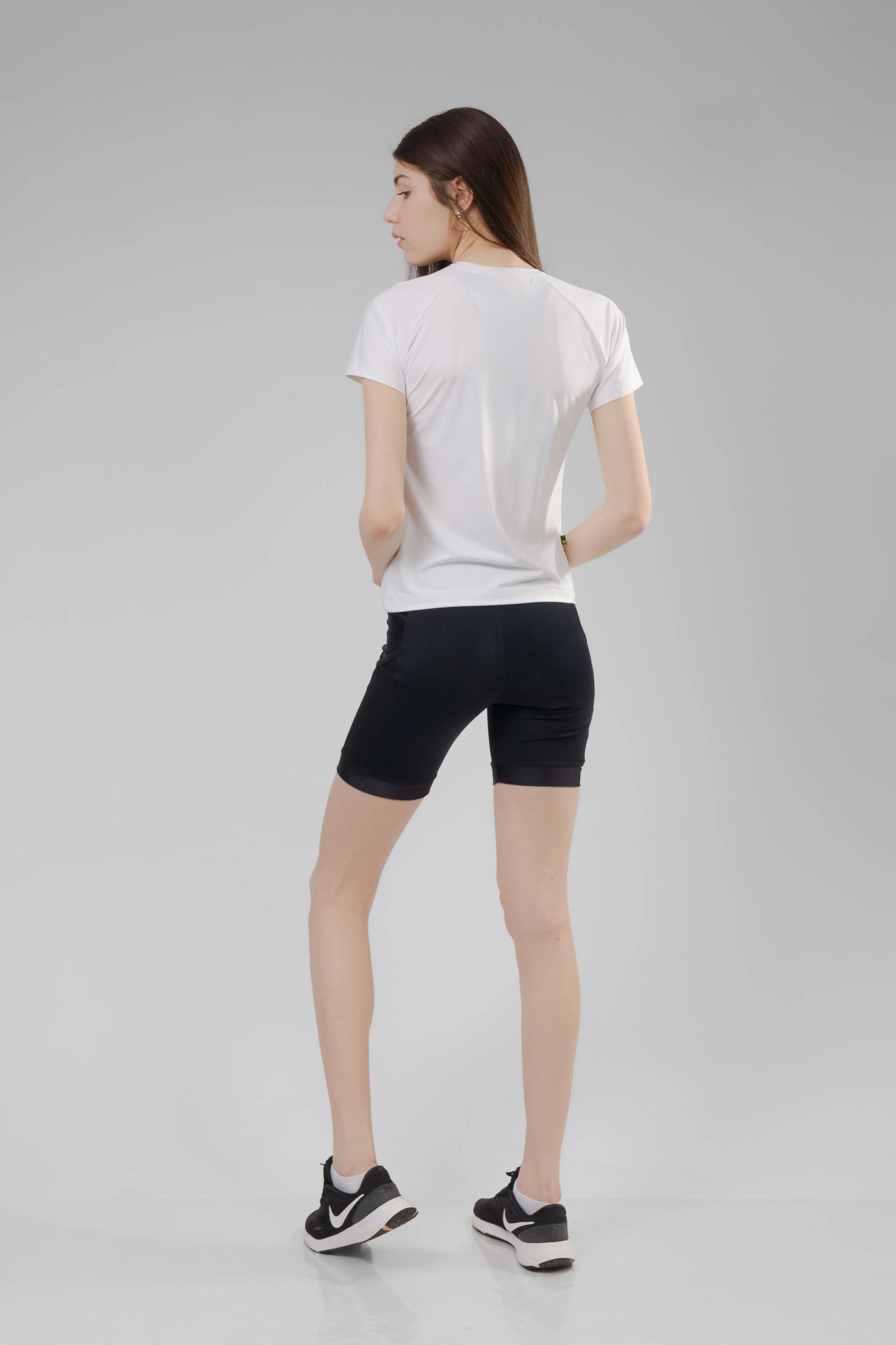 Camiseta Feminina  UV+ Branca - Manga Curta