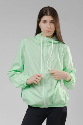 Jaqueta Corta Vento Feminina  -  Verde Cidra