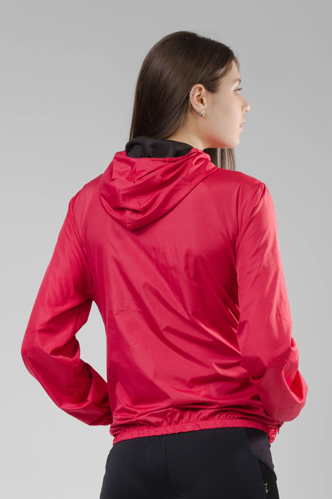 Jaqueta Corta Vento Feminina - Vermelha
