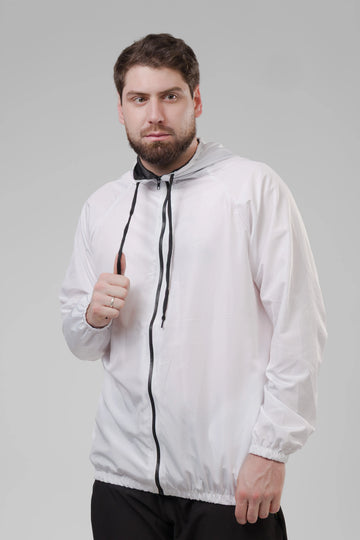 Jaqueta Corta Vento Masculina - Branca