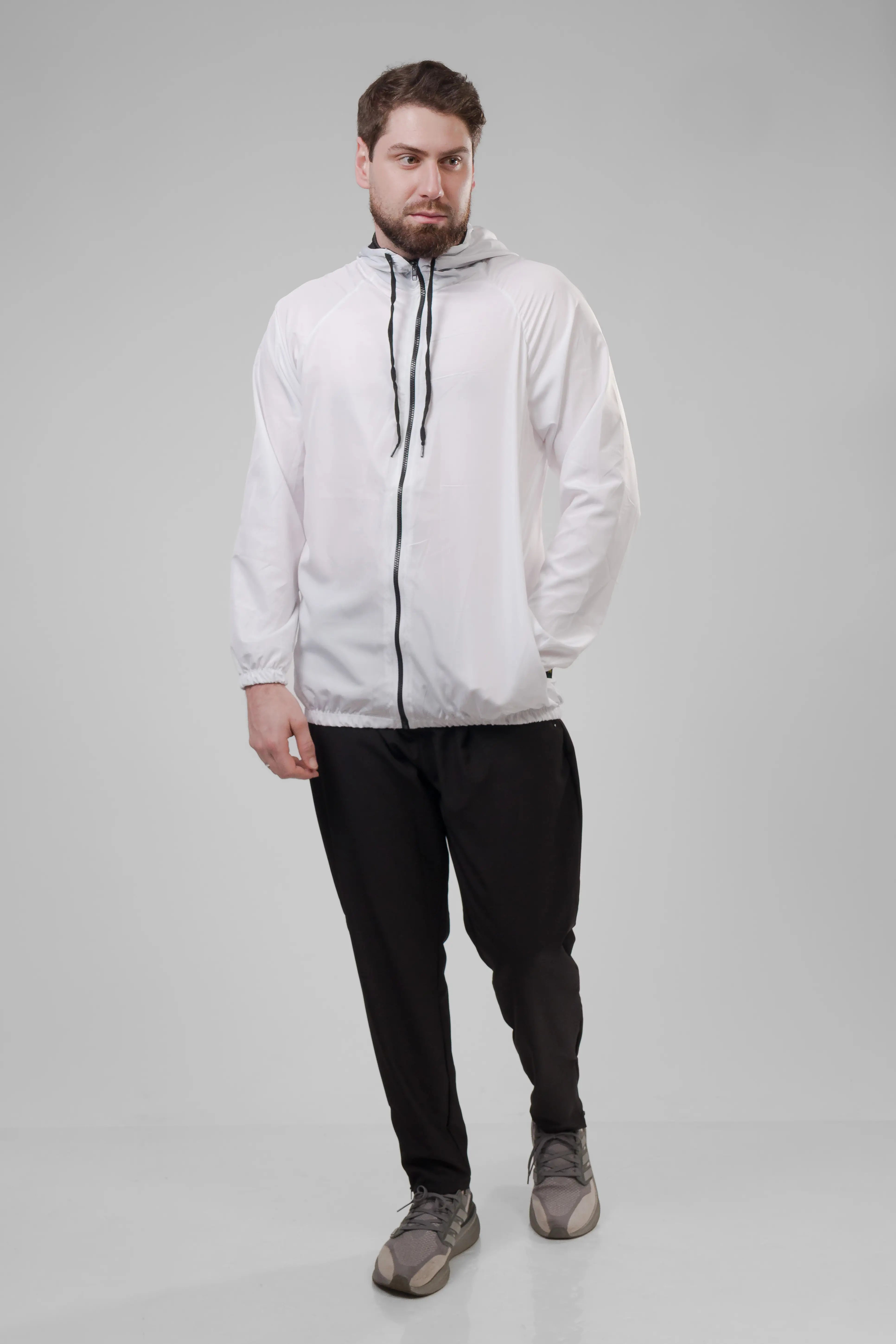 Jaqueta Corta Vento Masculina - Branca