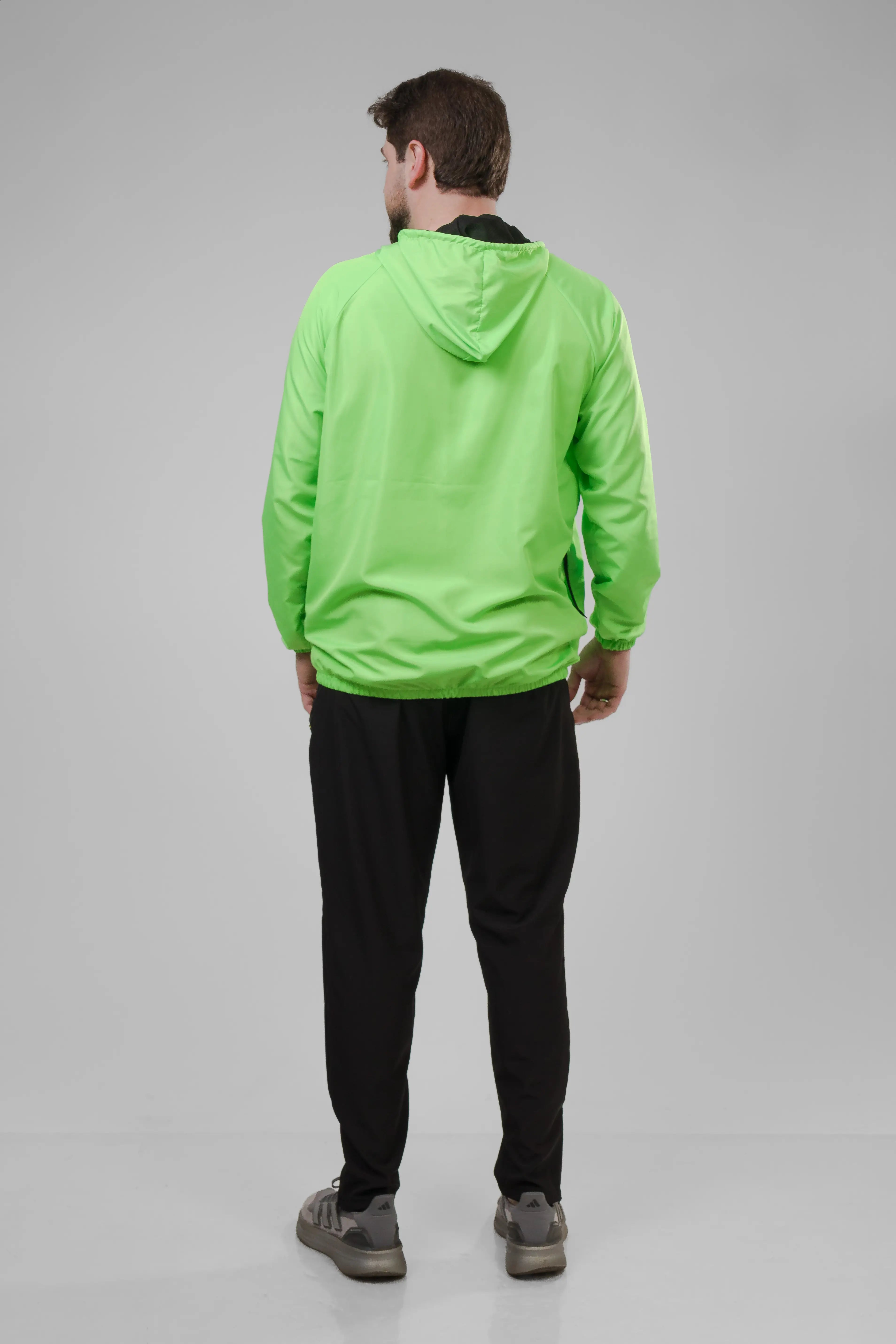 Jaqueta Corta Vento Masculina - Verde Neon