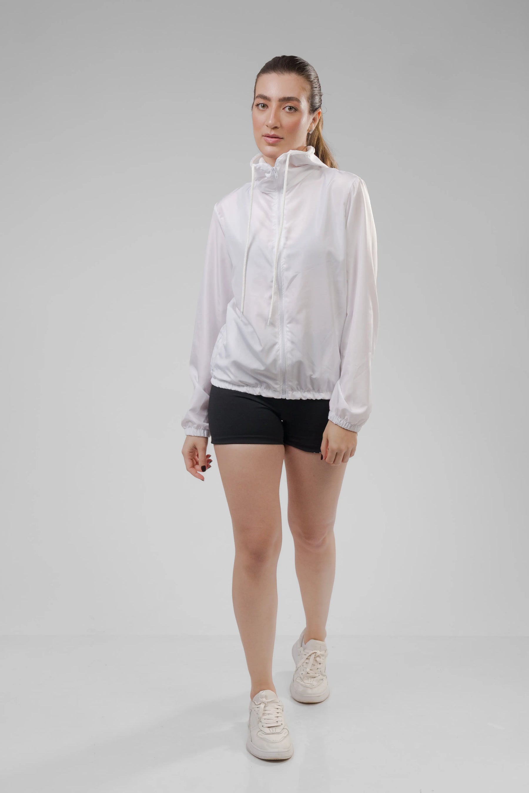 Jaqueta Corta Vento Feminina  - Branco