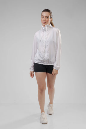 Jaqueta Corta Vento Feminina  - Branco