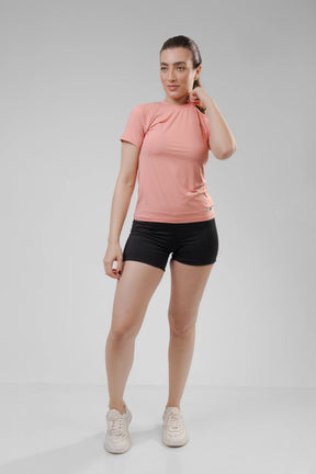Camiseta Feminina UV+ Pêssego - Manga Curta