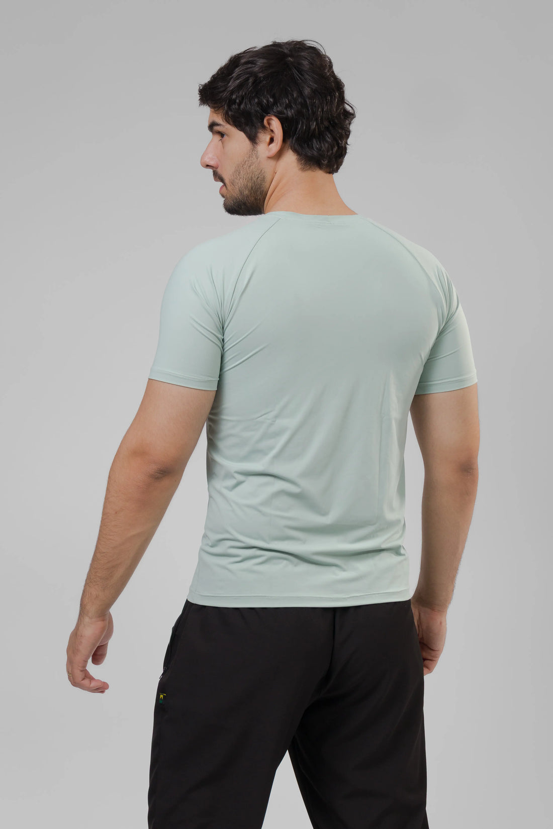 Camiseta Masculina  UV+ Azul Claro - Manga Curta