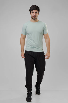 Camiseta Masculina  UV+ Azul Claro - Manga Curta