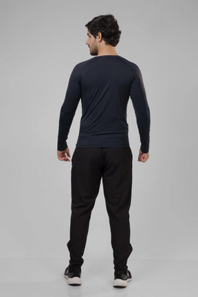 Camiseta Masculina  UV+ Preta - Manga Longa