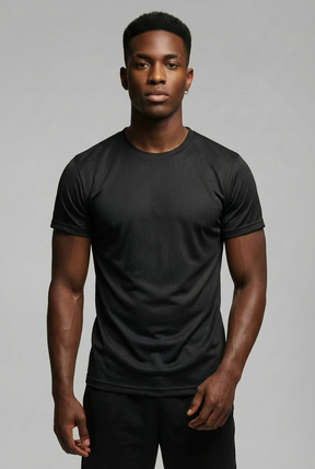 Camiseta Masculina Dry Fit UV Preta