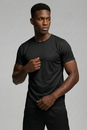 Camiseta Masculina Dry Fit UV Preta