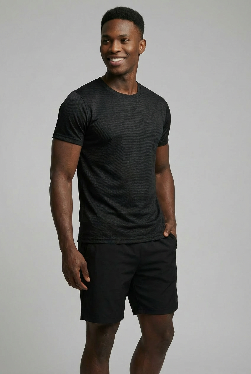 Camiseta Masculina Dry Fit UV Preta
