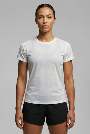 Camiseta Feminina Dry Fit UV Branca