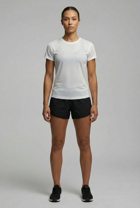 Camiseta Feminina Dry Fit UV Branca